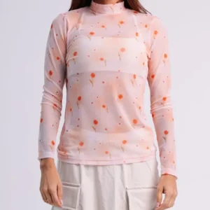Blusão Tule Tulipa Laranja