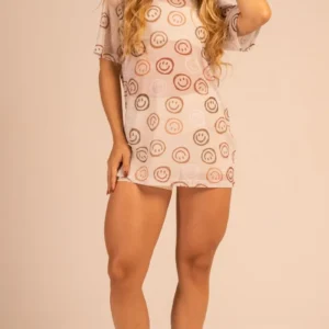 Blusão Tule Smile Off